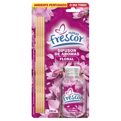 Difusor de Aromas Floral | Caixa com 12 unidades | 100ml
