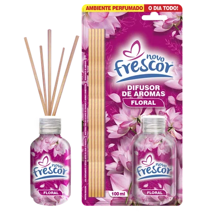 Difusor de Aromas Floral | Varetas | Novo Frescor | 100ml