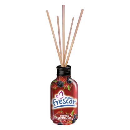 Difusor de Aromas Frutas Vermelhas | Varetas | Novo Frescor | 100ml