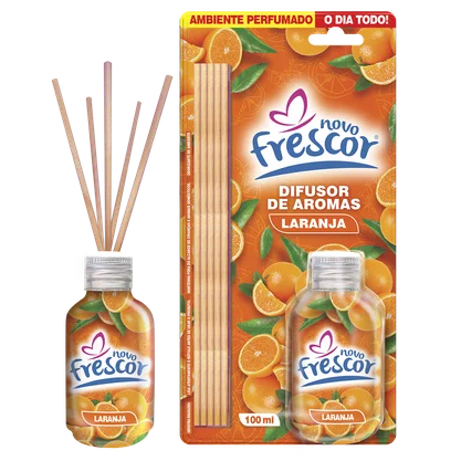 Difusor de Aromas Laranja | Caixa com 12 unidades | 100ml