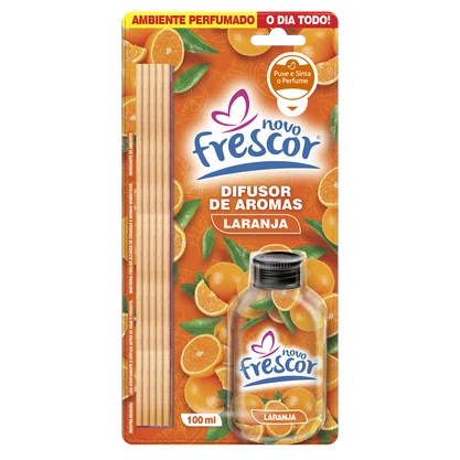 Difusor de Aromas Laranja | Caixa com 12 unidades | 100ml