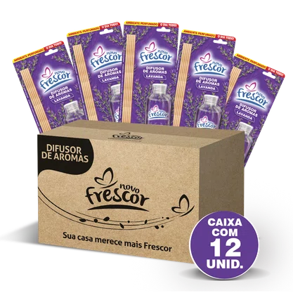Difusor de Aromas Lavanda | Caixa com 12 unidades | 100ml