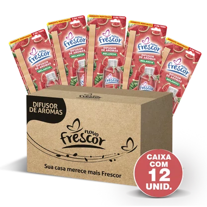Difusor de Aromas Melancia | Caixa com 12unidades  | 100ml