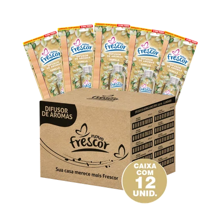 Difusor de Aromas Vanilla | Caixa com 12 unidades | 100ml