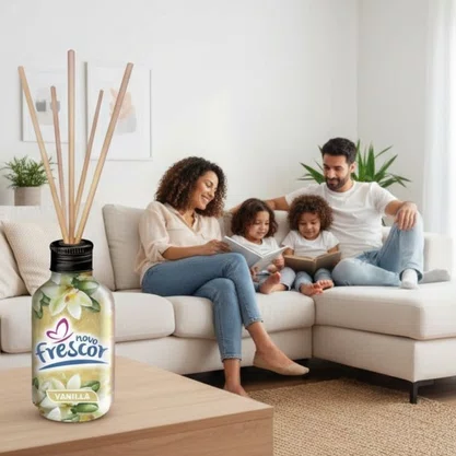 Difusor de Aromas Vanilla | Varetas | Novo Frescor | 100ml
