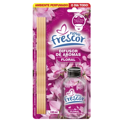 Difusor de Aromas Floral | Varetas | Novo Frescor | 100ml