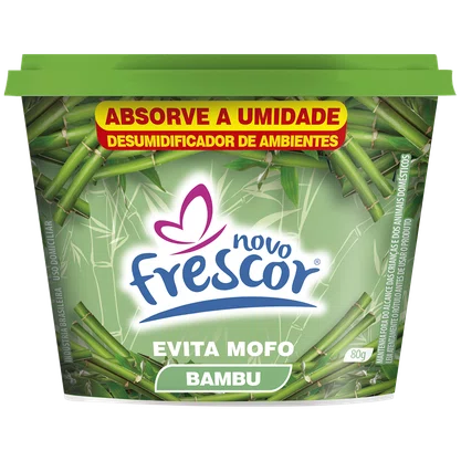Evita Mofo Bambu Novo Frescor - Desumidificador - Pote 80g