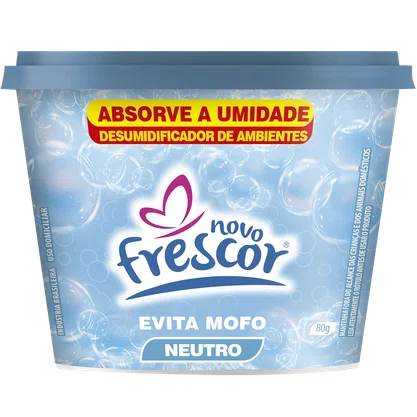 Evita Mofo Neutro Novo Frescor - Pote 80g - Caixa com 12UN