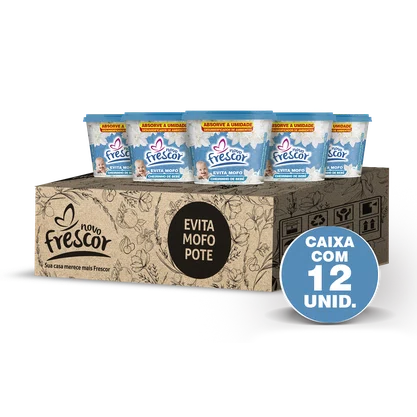 Evita Mofo Pote Cheirinho de Bebê | 80g | Caixa com 12 Unidades