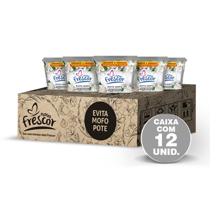 Evita Mofo Pote Chá Branco 80G | Caixa com 12 unidades