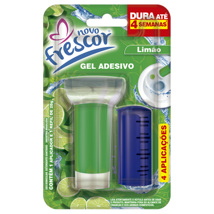Gel Adesivo Limão com Aplicador Novo Frescor - 4 aplicações 28g