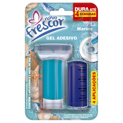 Gel Adesivo Marine com Aplicador Novo Frescor - 4 aplicações 28g