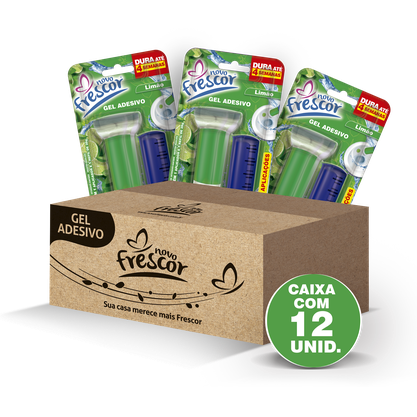 Gel adesivo c/ aplicador - 4 aplic. 28g limão cx c/ 12 un