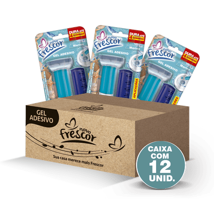 Gel adesivo c/ aplicador - 4 aplic. 28g marine cx c/ 12 un