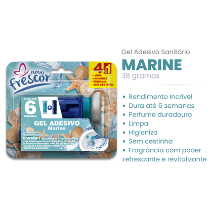 Gel Adesivo Marine com Aplicador - 6 aplicações - 38g - caixa com 12un
