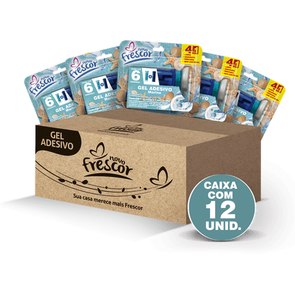 Gel Adesivo Marine com Aplicador Novo Frescor - 6 aplicações 38g