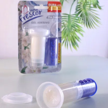 Gel Adesivo Sanitário Chá Branco | 4 Aplicações | com Aplicador | 28g | Caixa com 12unidades