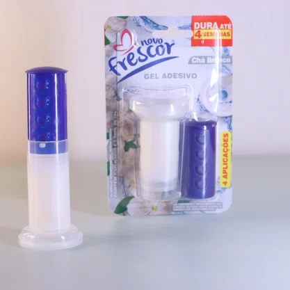Gel Adesivo Sanitário Chá Branco | 4 Aplicações | com Aplicador | 28g | Caixa com 12unidades