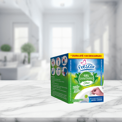 Gel Adesivo Sanitário Citrus - 1 aplicação - 7g - cx com 72 un