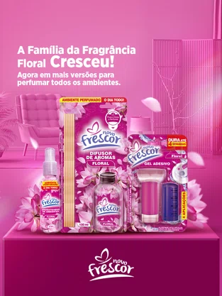Gel Adesivo Sanitário Floral | 4 Aplicações | Com Aplicador | 28g