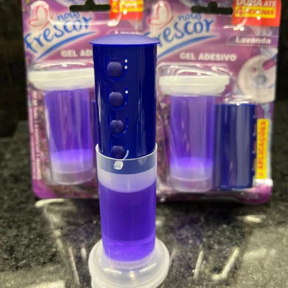 Gel Adesivo Sanitário Lavanda | 4 Aplicações | Com Aplicador | 28g