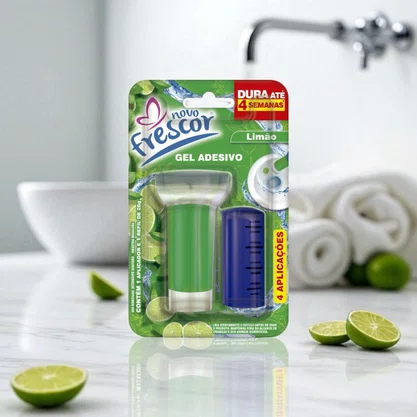 Gel Adesivo Sanitário Limão | 4 Aplicações | Com Aplicador | 28g