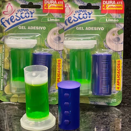 Gel Adesivo Sanitário Limão | 4 Aplicações | Com Aplicador | 28g