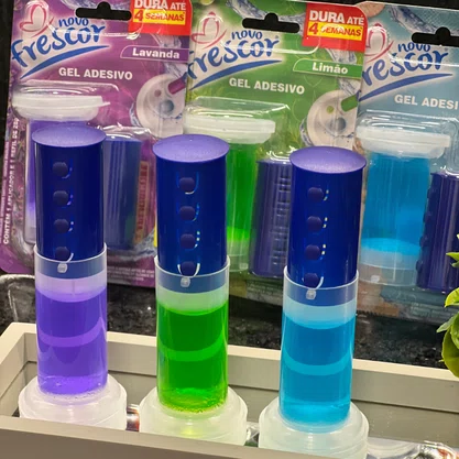Gel Adesivo Sanitário Limão | 4 aplicações | com Aplicador | 28g | Caixa com 12unidades
