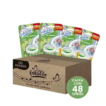 Gel Adesivo Sanitário Limão Novo Frescor | 1 Aplicação | Com Aplicador | 7g | Unidade