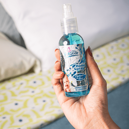Aromatizador de Ambientes Spray Cheirinho de Bebê | Novo Frescor 120ml