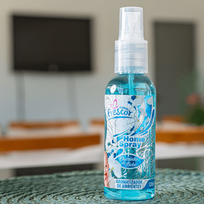 Aromatizador de Ambientes Spray Cheirinho de Bebê | Novo Frescor 120ml