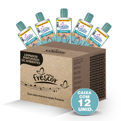 Limpador Perfumado Concentrado Marine | Caixa com 12 unidades | 140ml