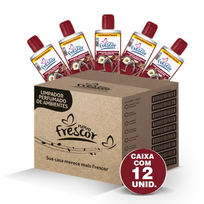 Limpador Perfumado Concentrado Cereja & Avelã | Caixa com 12 unidades | 140ml Limpador Perfumado Concentrado Cereja & Avelã | Caixa com 12 unidades | 140ml