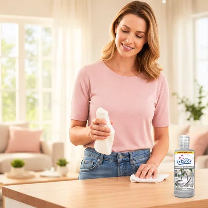 Limpador Perfumado Concentrado Chá Branco | Novo Frescor | 120 ml