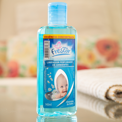 Limpador Perfumado Concentrado Cheirinho de Bebê 140ml caixa c/12un