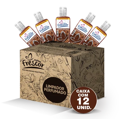 Limpador Perfumado Concentrado Cravo e Canela | Novo Frescor | 120 ml