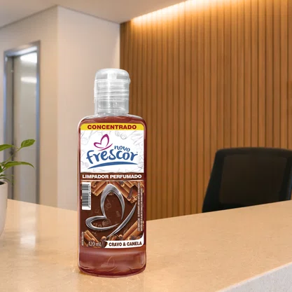 Limpador Perfumado Concentrado Cravo e Canela | Novo Frescor | 120 ml