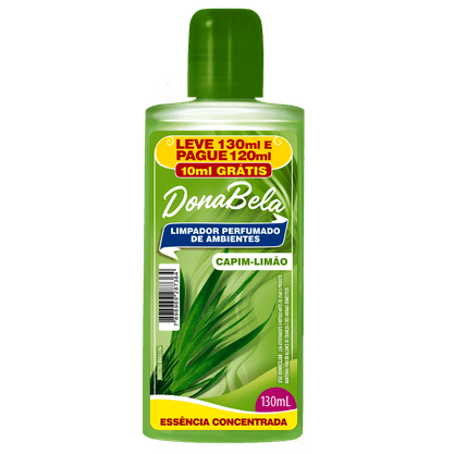 Limpador Perfumado Concentrado DonaBela Capim Limão 130ml cx c/12un