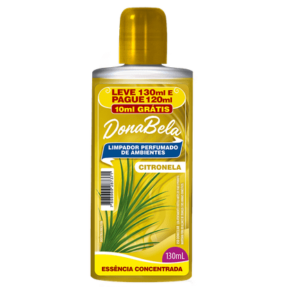Limpador Perfumado Concentrado DonaBela Citronela 130ml cx c/12un