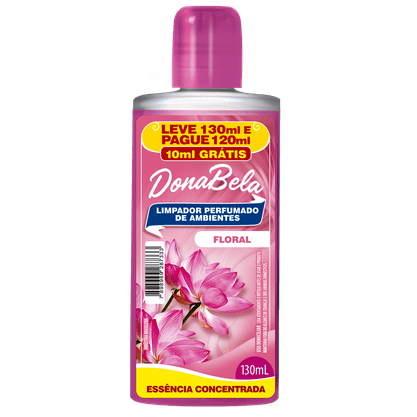 Limpador Perfumado Concentrado DonaBela Floral 130ml cx c/12un