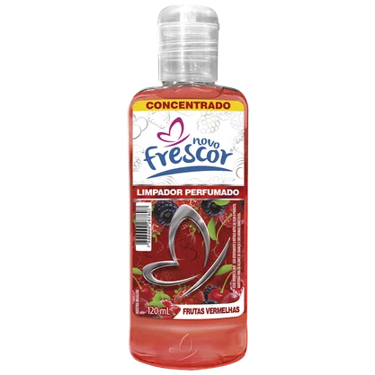 Limpador Perfumado Concentrado Frutas Vermelhas 120ml | Caixa com 12 UN