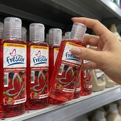 Limpador Perfumado Concentrado Frutas Vermelhas 120ml | Caixa com 12 UN
