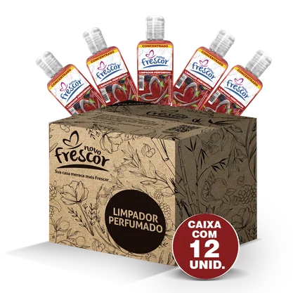 Limpador Perfumado Concentrado Frutas Vermelhas | Novo Frescor | 120 ml
