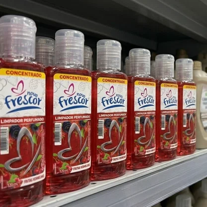 Limpador Perfumado Concentrado Frutas Vermelhas | Novo Frescor | 120 ml