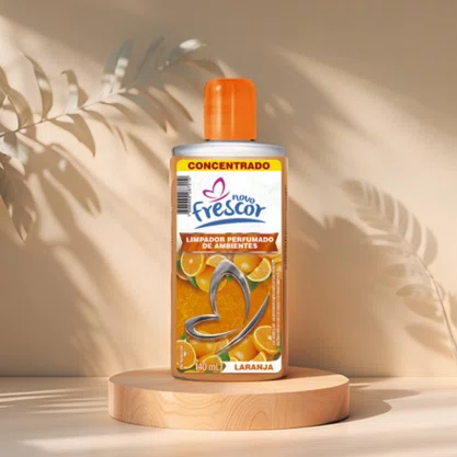 Limpador Perfumado Concentrado Laranja | Novo Frescor 140ml