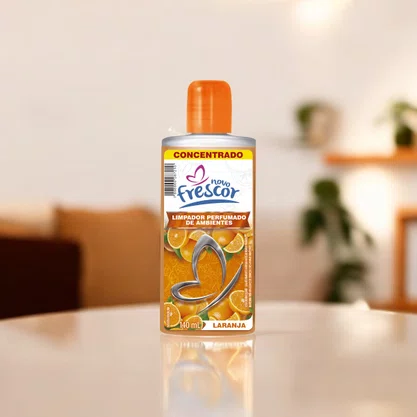 Limpador Perfumado Concentrado Laranja | Novo Frescor 140ml