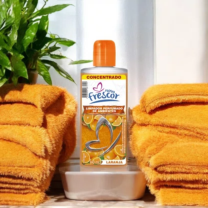 Limpador Perfumado Concentrado Laranja | Novo Frescor 140ml