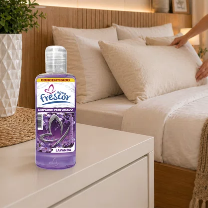 Limpador Perfumado Concentrado Lavanda | Novo Frescor | 120 ml