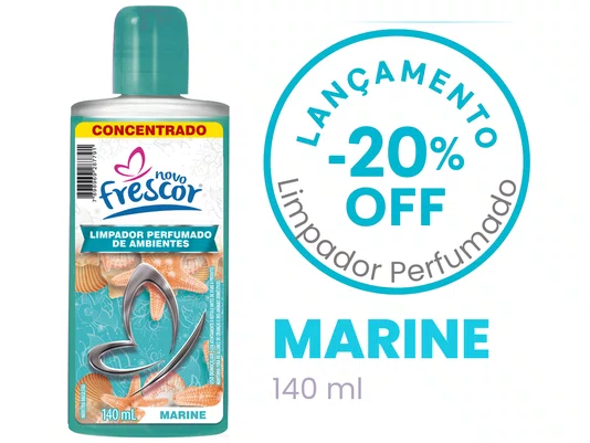 Limpador Perfumado Concentrado Marine | Novo Frescor 140ml