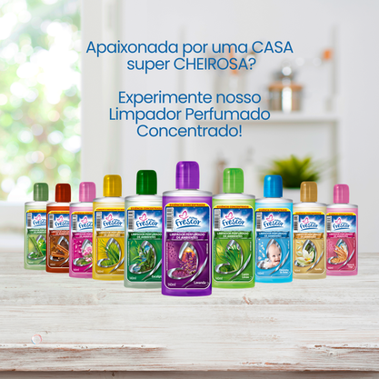 Limpador Perfumado Concentrado Vanilla 140ml caixa c/12un